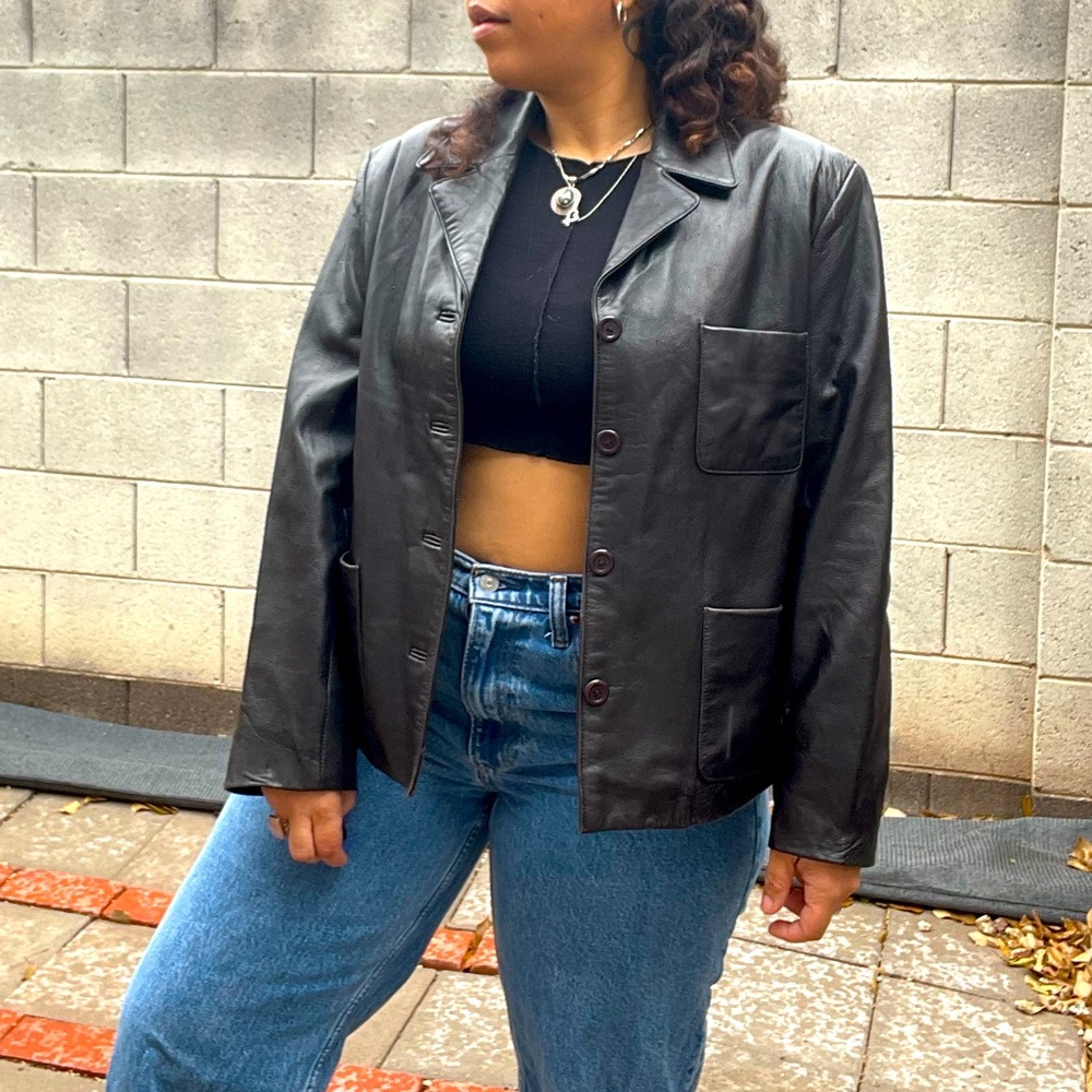 Vintage EDDIE BAUER leather jacket